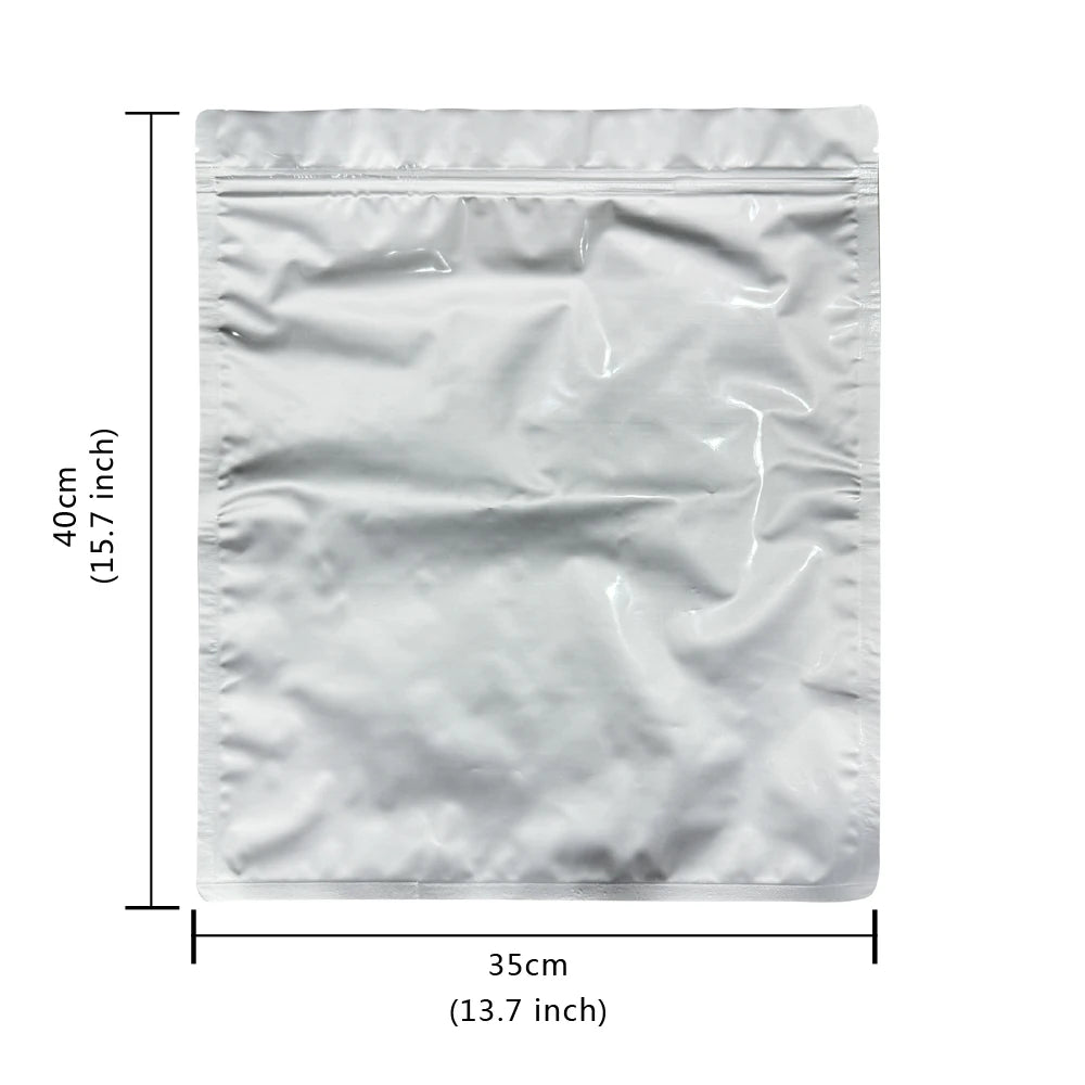 10 Packs 5 Gallon Mylar Bags Resealable Aluminum Foil Bags For Long Term Food Storage Food Grade and Light Proof (20’’x30'') - Seeds-or-Survival