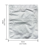 10 Packs 5 Gallon Mylar Bags Resealable Aluminum Foil Bags For Long Term Food Storage Food Grade and Light Proof (20’’x30'') - Seeds-or-Survival