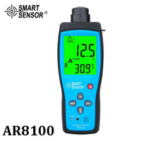Digital Oxygen Meter O2 Gas Detector Sound Light Alarm Gas Monitor Air Quality Meter with Temperature LCD Display