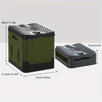 Portable Camping Foldable Toilet Collapsible Portable Potty for Camping Road Trips Emergency Car Use