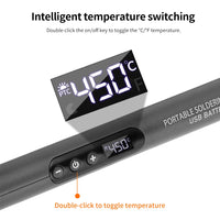 Multifunctional USB Digital Electric Soldering Iron Set Temperature300-450℃ Adjustable Type-C Interface Solder Welding Iron Tool