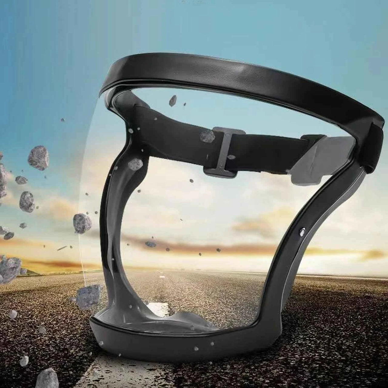 Work Protection Mask Full Face Protector Shield Transparent Facial Protector Face Protective Screen Motorcycle Accessories