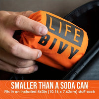 Emergency survival Sleeping bag Warm Bivy - Used as emergency Bivy bag, survival sleeping bag, Mylar emergency blanket