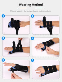 VELPEAU Wrist Brace for Arthritis Pain and Sprain Stable and Breathable Wrist Splint with Thumb Support for Men and Women