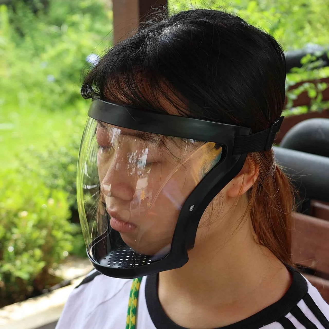 Work Protection Mask Full Face Protector Shield Transparent Facial Protector Face Protective Screen Motorcycle Accessories