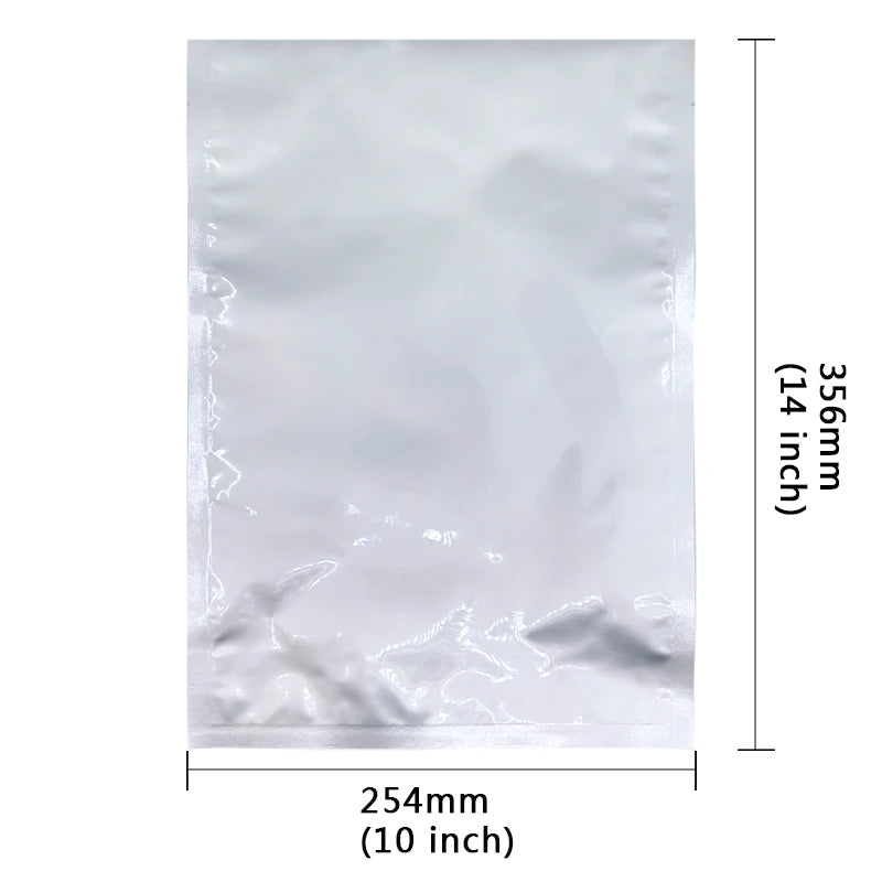 10 Packs 5 Gallon Mylar Bags Resealable Aluminum Foil Bags For Long Term Food Storage Food Grade and Light Proof (20’’x30'') - Seeds-or-Survival