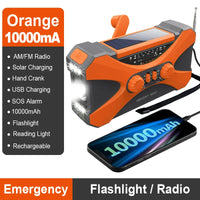 Woopker Emergency Radio 20000mAh XSY-350 FM Radio AM/WB/NOAA Weather Dual USB Rechargeable Solar SOS Alarm Power Bank Flashlight
