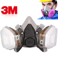 3M 6200 Mask or 9in1 6200 Half Facepiece Gas Mask Respirator With 6001/2091 Filter Fit Painting Spraying Dust Proof
