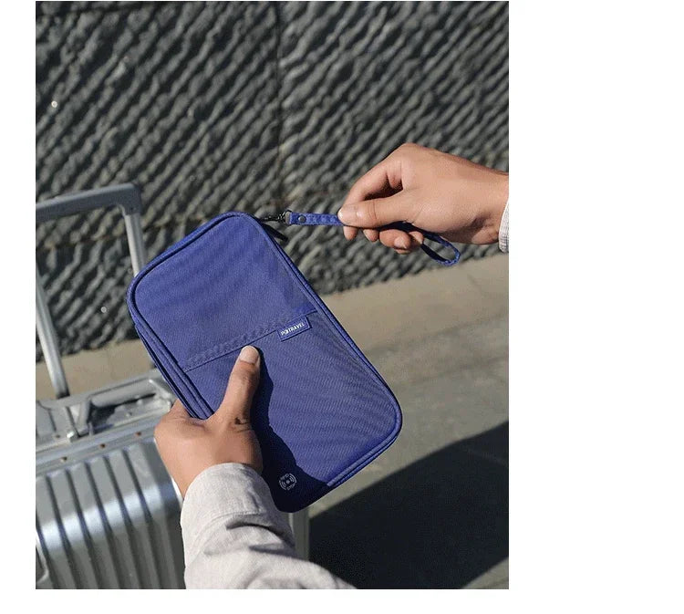 Cardholder Travel Wallet for Family Passport Holder Waterproof Document Case Organizer Travel Accessories Cover Document Bag