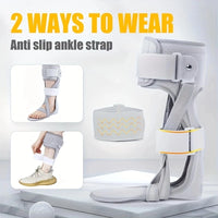 AFO Brace Drop Foot Support Splint -Medical Drop Foot Postural Correction Brace-For Fracture, Sprains,Foot Varus Orthosis Brace