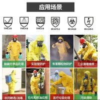 Hazardous Chemicals Liquid Proof Sulfuric Acid And Alkali Resistant Work Suit Coverall.