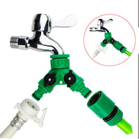 Y-type Shunt Valve Garden Irrigation System Water Splitter 2 Way Y Shape Quick Connector Water Tap Adapter Water Controller
