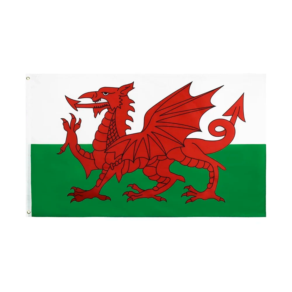 3x5Fts UK Flag United Kingdom England Scotland Lion Rampant Ulster Red Dragon Wales Cymru Flags Union Jack