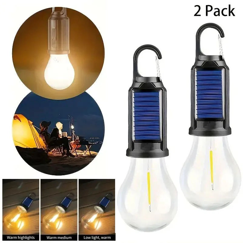 Solar Charging Decorative Light USB Charging Camping Portable Light Home Hanging Hands-free Suitable for Emergency Lighting