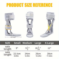 AFO Brace Drop Foot Support Splint -Medical Drop Foot Postural Correction Brace-For Fracture, Sprains,Foot Varus Orthosis Brace