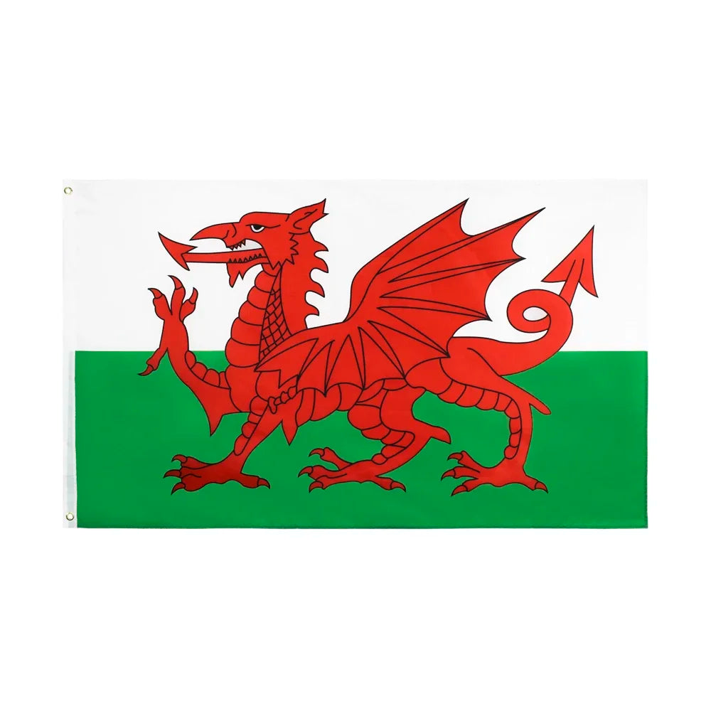 3x5Fts UK Flag United Kingdom England Scotland Lion Rampant Ulster Red Dragon Wales Cymru Flags Union Jack