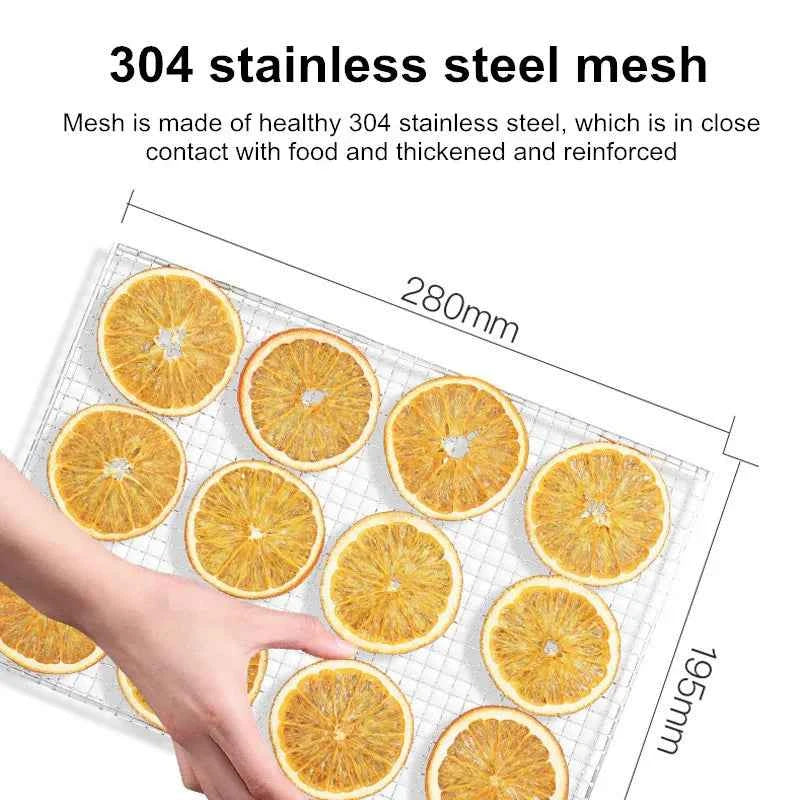 8L Food Dehydrator Portable Household And Commercial Air Dryer Food Machine for Dried Fruit Vegetables Meat Snacks for Pets