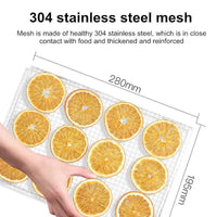 8L Food Dehydrator Portable Household And Commercial Air Dryer Food Machine for Dried Fruit Vegetables Meat Snacks for Pets
