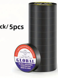 50m Heat-Resistant Black Rubber Electrical Tape - Durable, Flexible Insulating Adhesive for Industrial, Home Appliances & Mechan