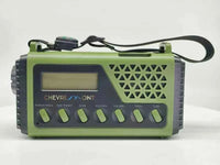 Emergency Crank Radio with 10000mAh/37000mWh Power Bank, AM/FM/SW  bluetooth wide Radio, 5-Way Solar blackout Radio
