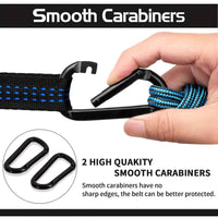 Parachute Hammock With Hammock Strap And Black Carabiner, Camping Survival Travel Outdoor Furniture