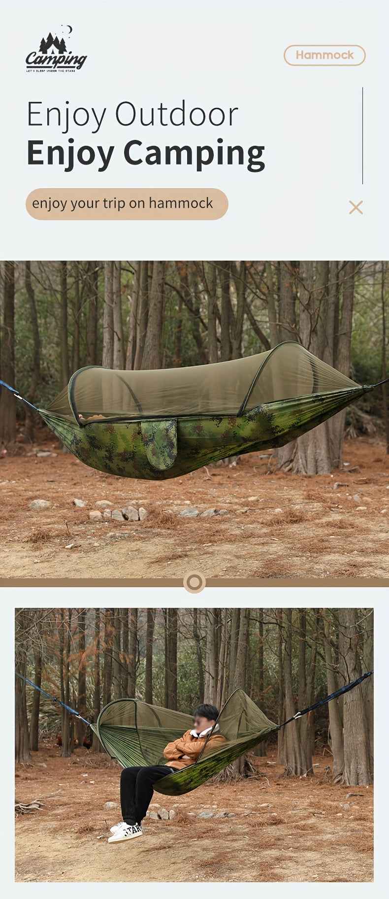 1pc Quick-Opening, Fully Automatic, Reinforced Mesh, Portable, and Lightweight with Spacious Interior - Includes Built-in Mosquito Net for Outdoor Camping and Backyard Relaxation