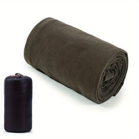 Plush Sleeping Bag, Liner Warmth Sleeping Bag, Zipper Camping Sleeping Bag Suitable For Camping, Backpacking, Travel - Seeds-or-Survival