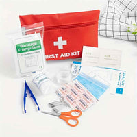 27pcs/173pcs Multi-purpose Small/Large First Aid Kit: Portable Bag For Outdoor Hunting, Hiking, Camping And More - Including Emergency Supplies! Included Accessories