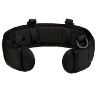 Large Capacity Tactical Waist Seal: Multi-Purpose Outdoor Hunting Belt with Quick Release, Durable Nylon Fabric and MOLLE System
