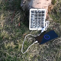 1pc Solar Panel with USB Port - Solar-Powered Charger, Lightweight & Portable Solar Power Bank for Camping, Hiking, Travel