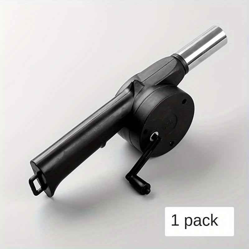 Hand-Operated Blower For BBQ, Camping, And Fire Making - Efficient And Easy-to-Use Stove Accessory