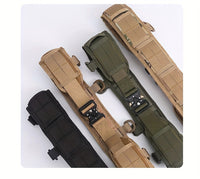 Large Capacity Tactical Waist Seal: Multi-Purpose Outdoor Hunting Belt with Quick Release, Durable Nylon Fabric and MOLLE System
