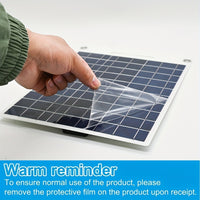 1pc Solar Panel with USB Port - Solar-Powered Charger, Lightweight & Portable Solar Power Bank for Camping, Hiking, Travel