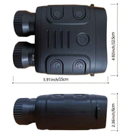 1pc R18 Infrared Night Vision Goggles, 1080p 7-Adjustment Night Vision Binoculars With 10x Digital Zoom, Small And Portable, Can Be Used For Travel And Camping, Etc., With Built-In Battery