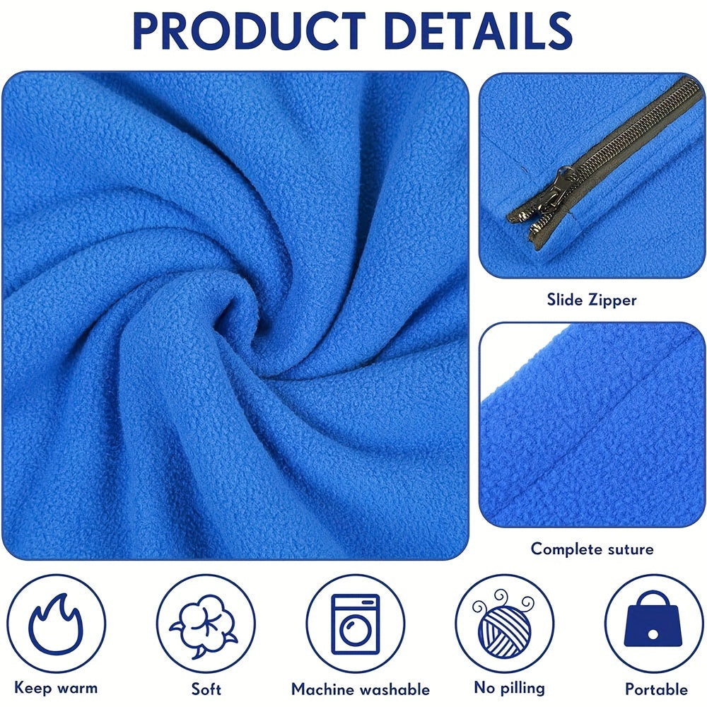 Plush Sleeping Bag, Liner Warmth Sleeping Bag, Zipper Camping Sleeping Bag Suitable For Camping, Backpacking, Travel - Seeds-or-Survival