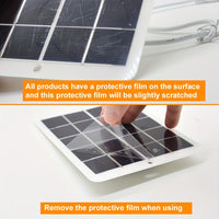 1pc Solar Panel with USB Port - Solar-Powered Charger, Lightweight & Portable Solar Power Bank for Camping, Hiking, Travel