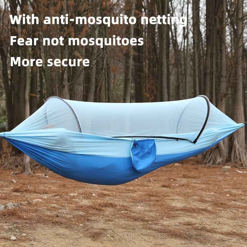 1pc Quick-Opening, Fully Automatic, Reinforced Mesh, Portable, and Lightweight with Spacious Interior - Includes Built-in Mosquito Net for Outdoor Camping and Backyard Relaxation
