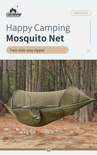 1pc Quick-Opening, Fully Automatic, Reinforced Mesh, Portable, and Lightweight with Spacious Interior - Includes Built-in Mosquito Net for Outdoor Camping and Backyard Relaxation
